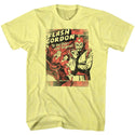 Flash Gordon-To The Stars-Yellow Heather Adult S/S Tshirt - Coastline Mall