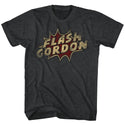 Flash Gordon-Dots-Black Heather Adult S/S Tshirt - Coastline Mall