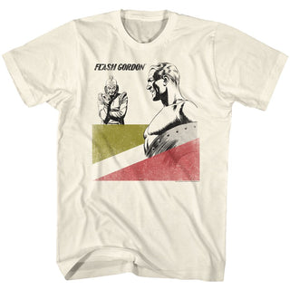 Flash Gordon-Laughable-Natural Adult S/S Tshirt - Coastline Mall