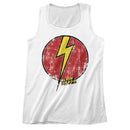 Flash Gordon-Flash Bolt-White Adult Tank