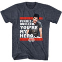 Ferris Bueller's Day Off - My Hero | Navy Heather S/S Adult T-Shirt - Coastline Mall