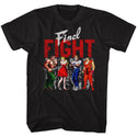 Final Fight-Panels-Black Adult S/S Tshirt - Coastline Mall