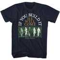 Field Of Dreams-Field Of Dreams He Will Come-Navy Adult S/S Tshirt