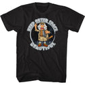 Jim Henson's Fraggle Rock - Outer Space Logo Black Short Sleeve Adult T-Shirt tee - Coastline Mall