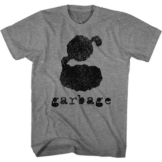 Garbage-Big G Logo-Graphite Heather Adult S/S Tshirt - Coastline Mall