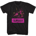Garbage-Garbage Grunge-Black Adult S/S Tshirt - Coastline Mall