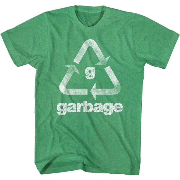 Garbage-Recycle Garbage-Kelly Heather Adult S/S Tshirt - Coastline Mall