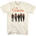 Genesis - Genesis Band logo Natural Short Sleeve Adult T-Shirt - Coastline Mall