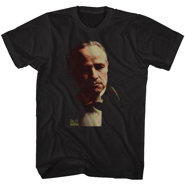 Godfather-Splatter-Black Adult S/S Tshirt - Coastline Mall