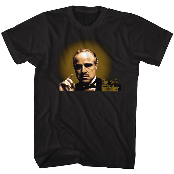Godfather-Glowing And Showing-Black Adult S/S Tshirt - Coastline Mall