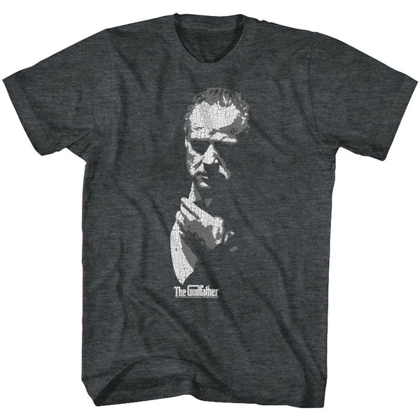 Godfather-Godfather Shadow-Black Heather Adult S/S Tshirt - Coastline Mall
