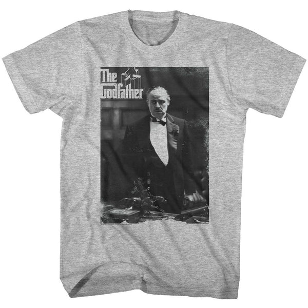 Godfather-The Don Again-Gray Heather Adult S/S Tshirt - Coastline Mall