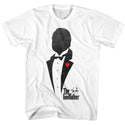 Godfather-Godfather Silhouette-White Adult S/S Tshirt - Coastline Mall