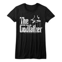 Godfather-Distress Copy-Black Ladies S/S Tshirt - Coastline Mall