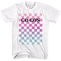 The Go Go's - Checkered | White S/S Adult T-Shirt | Clothing, Shoes & Accessories:Adult Unisex Clothing:T-Shirts - Coastline Mall