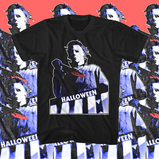 Halloween - Top Floor Logo Black Short Sleeve Adult Short Sleeve T-Shirt tee - Coastline Mall