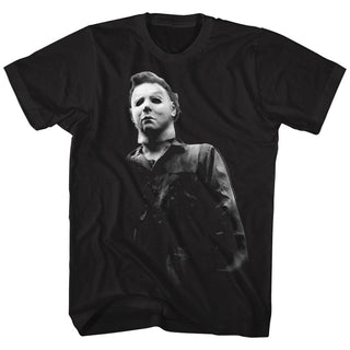 Halloween - Boo Logo Black Adult Short Sleeve T-Shirt tee - Coastline Mall