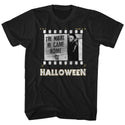 Halloween-Film Strip-Black Adult S/S Tshirt - Coastline Mall