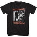 Halloween - The Night Logo Black Adult Short Sleeve T-Shirt tee - Coastline Mall