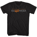 Halloween - 40 Years Logo Black Adult Short Sleeve T-Shirt tee - Coastline Mall