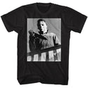 Halloween - Knife Gloom Logo Black Adult Short Sleeve T-Shirt tee - Coastline Mall