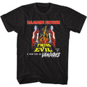 Hammer Horror - Twins Of Evil Poster | Black Short Sleeve Adult T-Shirt from Coastline Mall