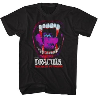Hammer Horror - Dracula Bite | Black S/S Adult T-Shirt | Clothing, Shoes & Accessories:Adult Unisex Clothing:T-Shirts - Coastline Mall
