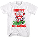 Happy Gilmore - Clown Head | White S/S Adult T-Shirt - Coastline Mall