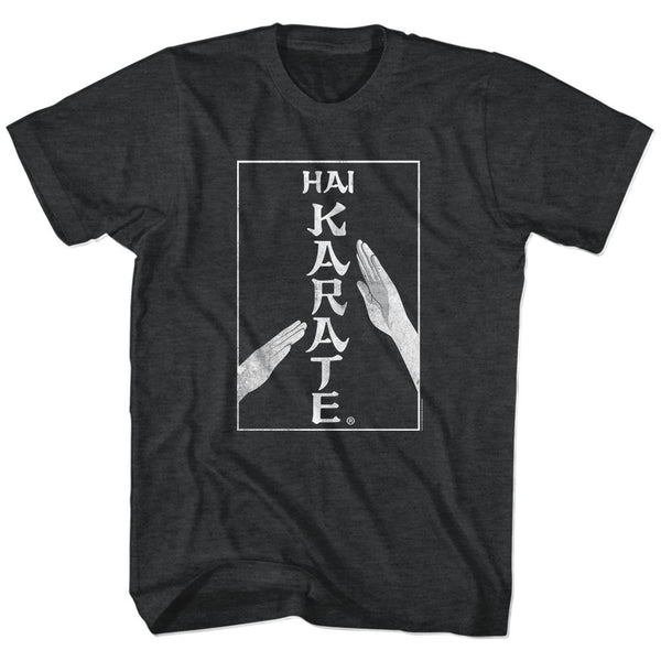 Hai Karate-Karate Chop-Black Heather Adult S/S Tshirt - Coastline Mall