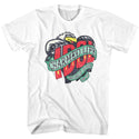 Billy Idol-Circleless-White Adult S/S Tshirt - Coastline Mall