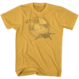 Jaws-Yellow Jaws-Ginger Adult S/S Tshirt - Coastline Mall