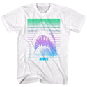 Jaws-Blinds-White Adult S/S Tshirt - Coastline Mall