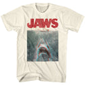 Jaws-In Terrifying 3D-Natural Adult S/S Tshirt - Coastline Mall