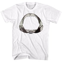 Jaws-Jaws Literally-White Adult S/S Tshirt - Coastline Mall