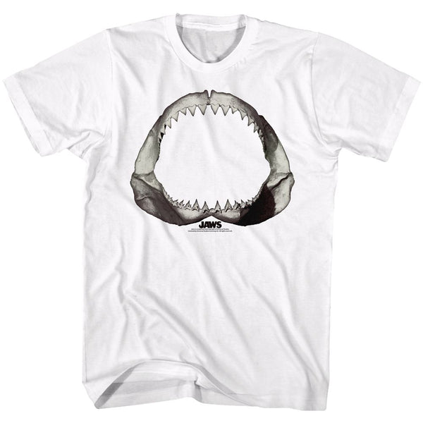 Jaws-Jaws Literally-White Adult S/S Tshirt - Coastline Mall