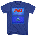 Jaws-8Bit Terror-Royal Adult S/S Tshirt - Coastline Mall