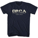 Jaws-Orca Fish Co.-Navy Adult S/S Tshirt - Coastline Mall