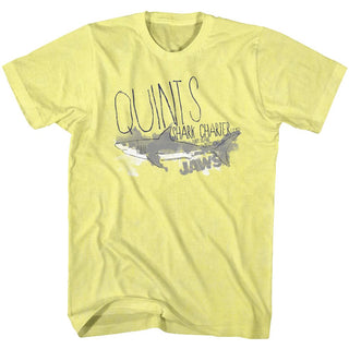 Jaws-Charter Business-Yellow Heather Adult S/S Tshirt - Coastline Mall