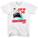 Jaws-Top Dawg-White Adult S/S Tshirt - Coastline Mall