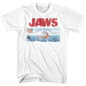 Jaws-Jaws Island-White Adult S/S Tshirt - Coastline Mall