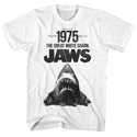 Jaws-Summer Of '75-White Adult S/S Tshirt - Coastline Mall