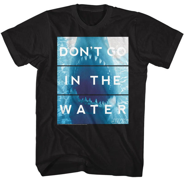 Jaws-Don't Go-Black Adult S/S Tshirt - Coastline Mall