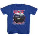 Jaws-Japanese Warning-Royal Toddler-Youth S/S Tshirt - Coastline Mall