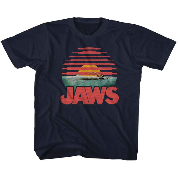 Jaws-Sliced-Navy Toddler-Youth S/S Tshirt - Coastline Mall