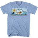 Jaws-Billboard2-Light Blue Heather Adult S/S Tshirt - Coastline Mall