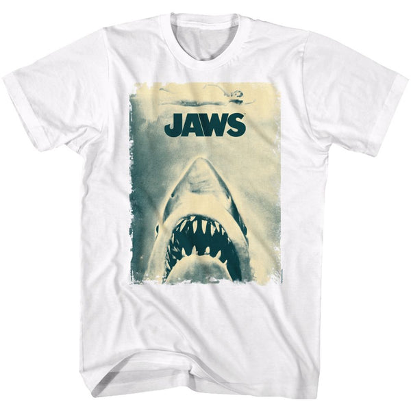 Jaws-Another Jaw Poster-White Adult S/S Tshirt - Coastline Mall