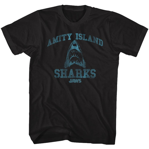 Jaws-Jaws Sports-Black Heather Adult S/S Tshirt - Coastline Mall