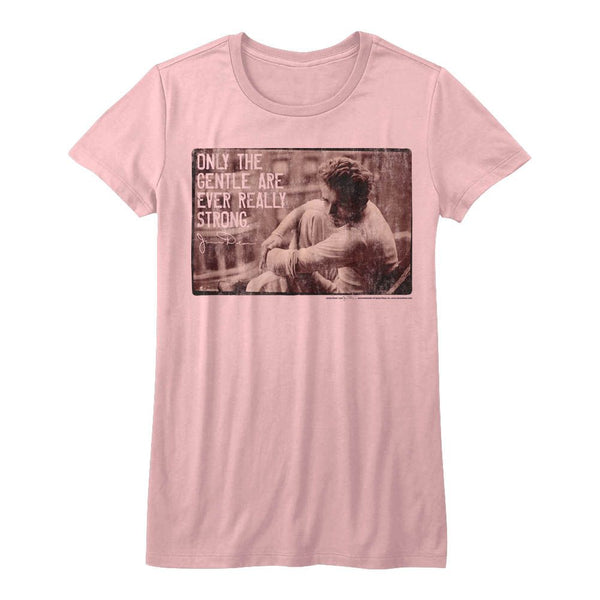 James Dean-Strong-Light Pink Juniors S/S Tshirt - Coastline Mall