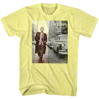 James Dean-Dream-Yellow Heather Adult S/S Tshirt - Coastline Mall