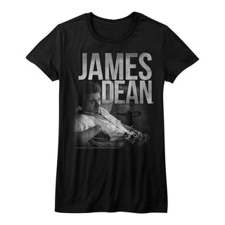 James Dean-Bfd-Black Ladies S/S Tshirt - Coastline Mall